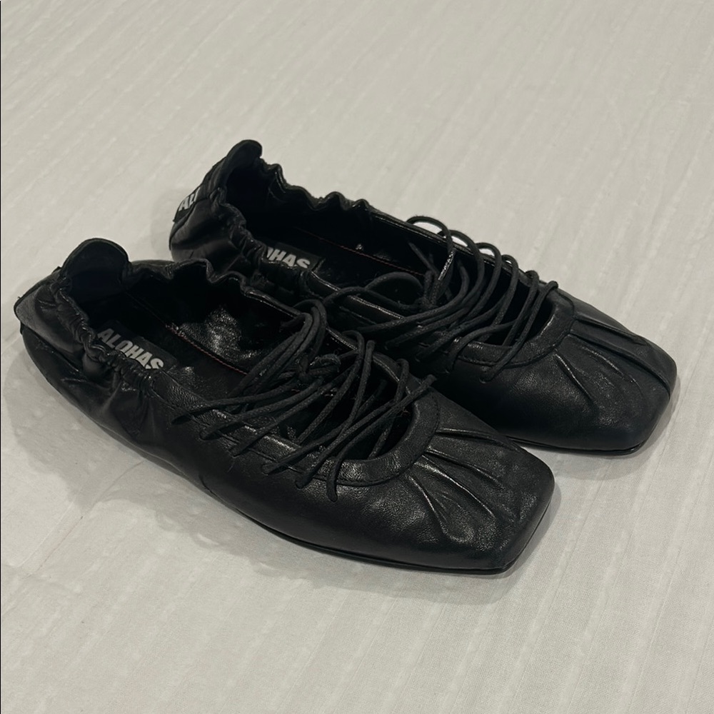 Black Women’s Alohas Ballet Flat